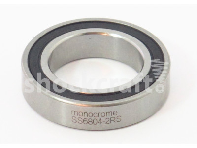 6804-2RS Stainless Steel Caged Bearing (Monocrome)