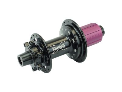 Ringle Bubba Freewheel Hubset: 3DV Purple Ano! 32H x 135mm